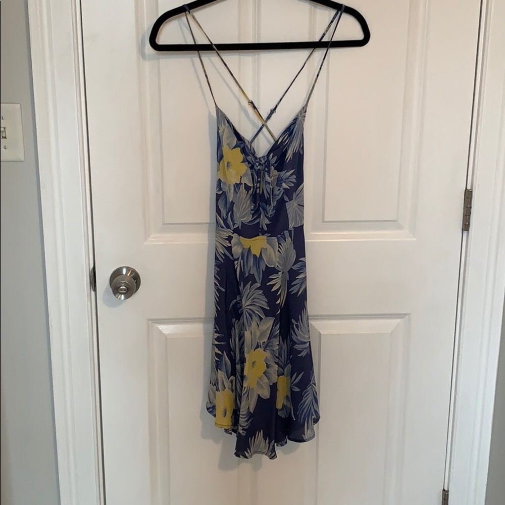 Reformation floral mini dress